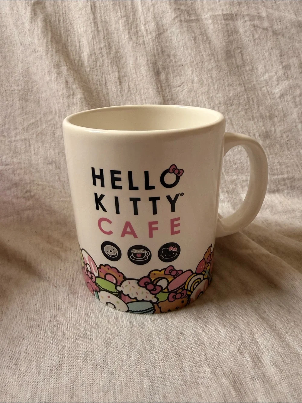 Hello Kitty Pink Donut Cafe Mug Gift